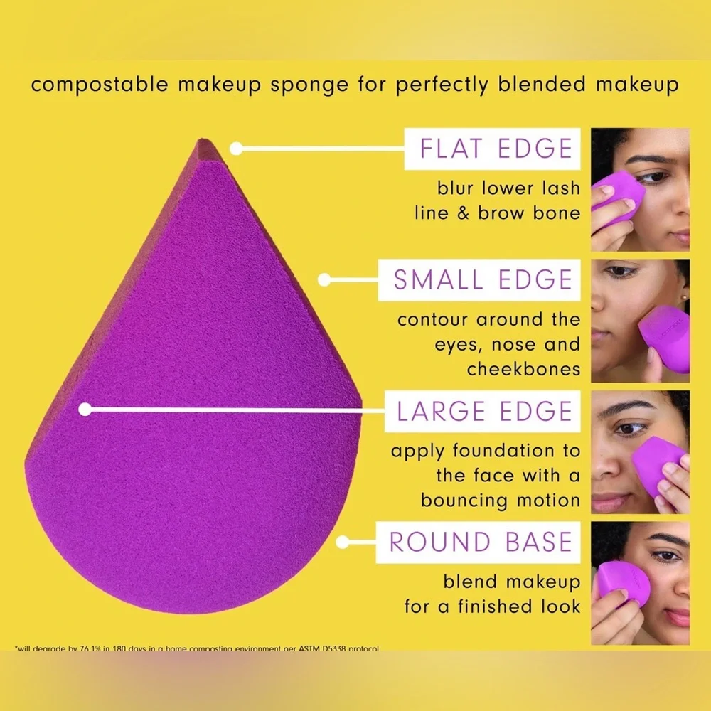 *NWT* EcoTools Bioblender Clean Beauty Makeup Blending Sponge 100% Biodegradable